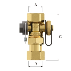 Клапан Flamco FlexControl для подключения расширительного бака