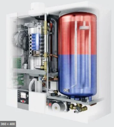 Котел газовый конденсационный двухконтурный Wolf класса Премиум ComfortLine CGW-2-24.140L 