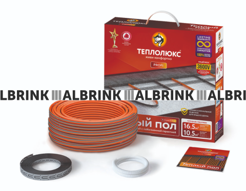 Кабель нагревательный "Теплолюкс" ProfiRoll 12,5/225 