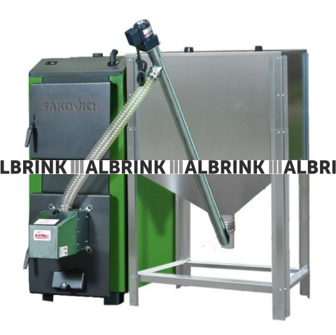 Пеллетный котел Sakovich Pellet Universal 36 кВт (бункер 400 л.)