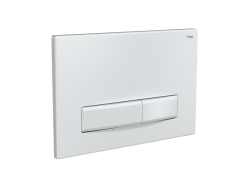 Панель смыва РЕХАУ NOVA LONG 001 с прямоугольными клавишами, пластик, белый, глянцевый