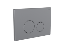 Панель смыва РЕХАУ NOVA ORB 001 с круглыми клавишами, пластик, графитовый, матовый