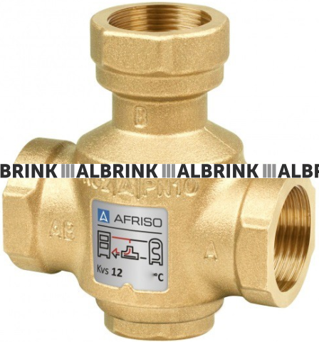 Термостатический клапан Afriso ATV 334 1" (50°C)