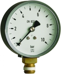 Манометр для систем отопления тип RF Afriso RAD 63мм 0-10 бар 14