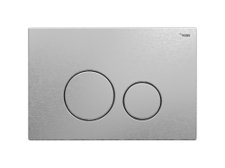 Панель смыва РЕХАУ NOVA ORB STEEL с круглыми клавишами с покрытием против отпечатков пальцев, нержавеющая сталь, цвет брашированная нержавеющая сталь, матовый