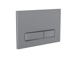 Панель смыва РЕХАУ NOVA LONG 001  с прямоугольными клавишами, пластик, графитовый, матовый