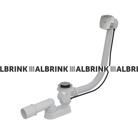 Сифон для ванны автомат, комплект металл А553К
