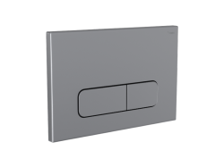 Панель смыва РЕХАУ NOVA ELLIPSE 001 с овальными клавишами, пластик, графитовый, матовый