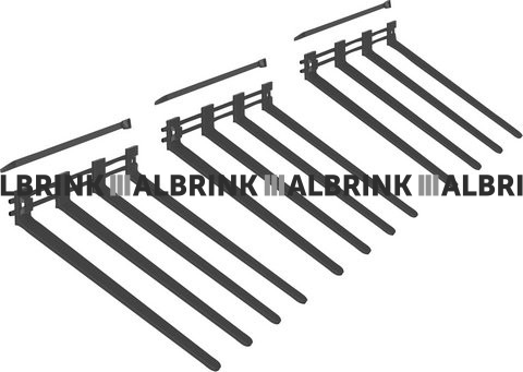 Крепление трубы в шахте Buderus DN60 РР, 3 штуки