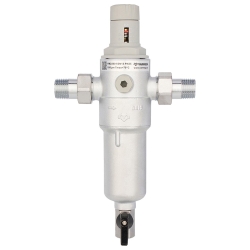 Комбинированный промывной фильтр Varmega, 1/2" НР, ХВС и ГВС, с редуктором давления