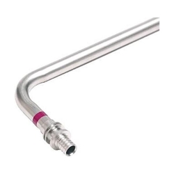 Трубка из. нерж.авеющей стали для подключения радиатора, Г-образная