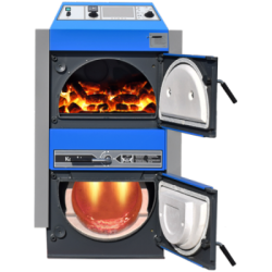 Твердотопливный пиролизный котел ATMOS Комби C 18 S