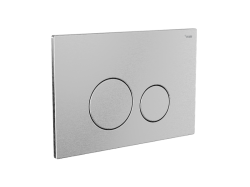 Панель смыва РЕХАУ NOVA ORB STEEL с круглыми клавишами с покрытием против отпечатков пальцев, нержавеющая сталь, цвет брашированная нержавеющая сталь, матовый