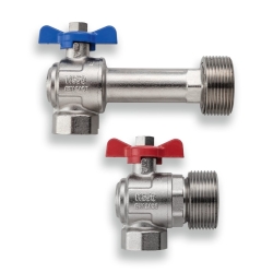 Комплект угловых шаровых кранов Kermi x-net 3/4" внутр. резьб.