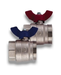 Комплект шаровых кранов Kermi x-net 5/4" нар. резьб.х 1"внутр. резьб.