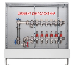 Распределитель Kermi x-net 1" Komfort (2-12 контуров) 