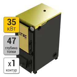 Стальной твердотопливный котел LTEC Eco 35   