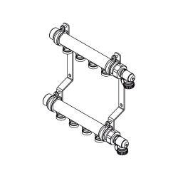 Распределительный коллектор HLV REHAU нерж. сталь  