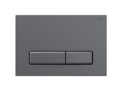 Панель смыва РЕХАУ NOVA LONG 001  с прямоугольными клавишами, пластик, графитовый, матовый