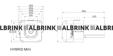 Пеллетная горелка PellasX Hybrid Mini 26кВт