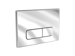 Панель смыва РЕХАУ NOVA ELLIPSE 001 с овальными клавишами, пластик, хром, глянцевый