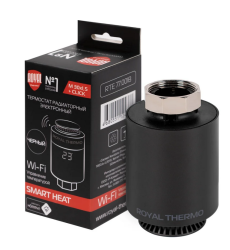 Радиаторный электронный термостат Royal Thermo Smart Heat, черный