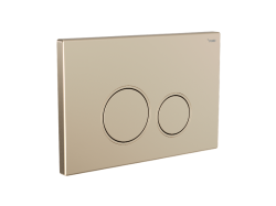 Панель смыва РЕХАУ NOVA ORB 001 с круглыми клавишами, пластик, золотой, матовый