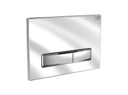 Панель смыва РЕХАУ NOVA LONG 001 с прямоугольными клавишами, пластик, хром, глянцевый