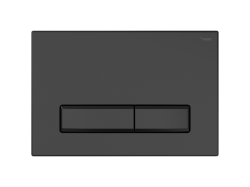 Панель смыва РЕХАУ NOVA LONG 001 с прямоугольными клавишами, пластик, черный, матовый